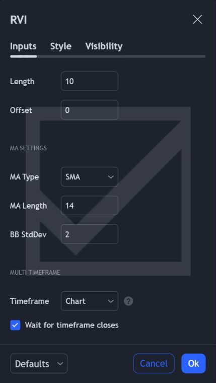 La mejor guía de configuración del índice de volatilidad relativa (RVI